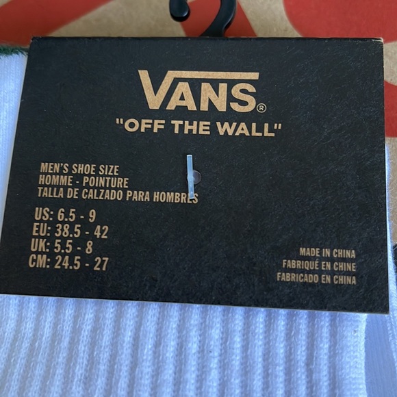 VANS “Off The Wall” Men’s socks - Picture 3 of 10